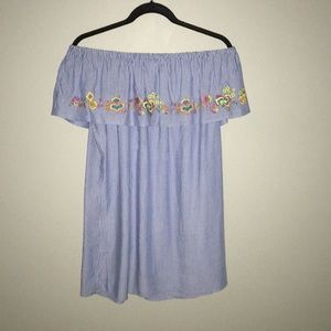 Off the shoulder dress